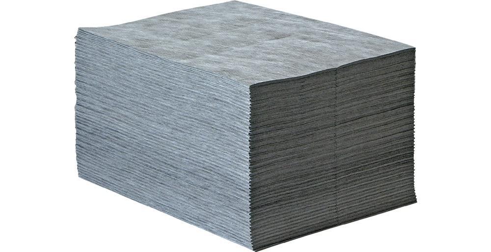 RAW Universalbindevlies grau Länge 400 x Breite 500mm bindet max. 97l / VE 100 - 80.30.12-E