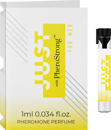 JUST Parfém s feromónmi pre mužov na prebudenie sexuálnej túžby 1 ml