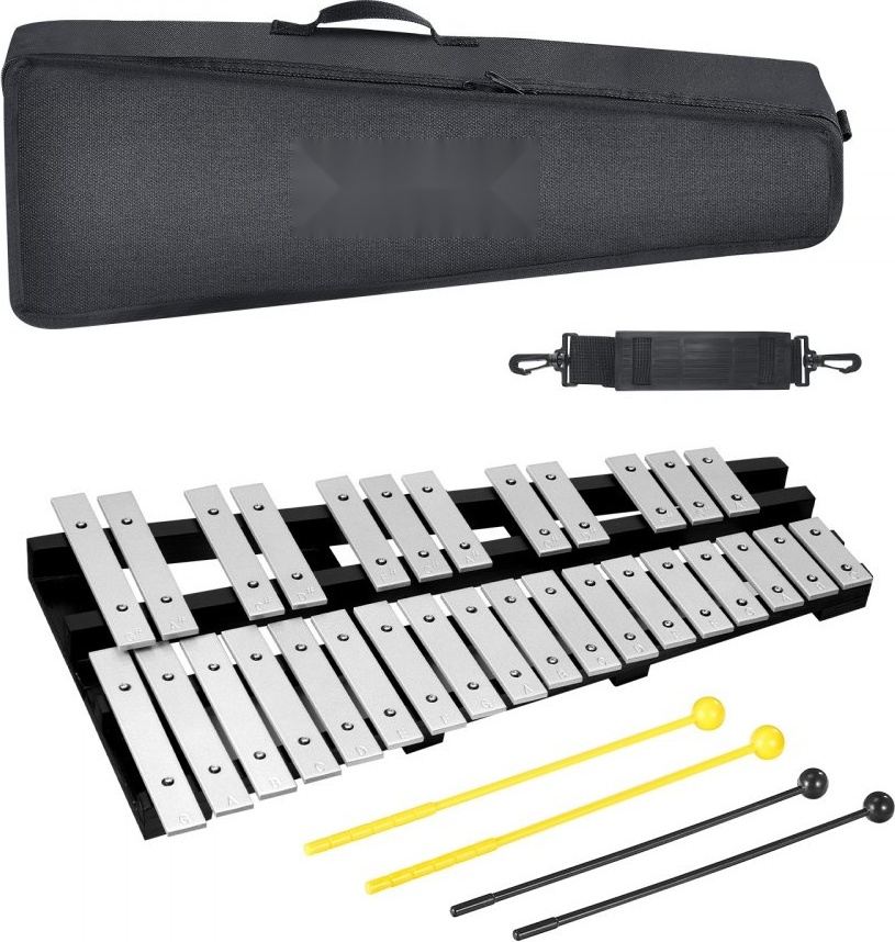 StarTech Glockenspiel-Xylophon 30 Töne - Glockenset mit Schlägeln und Trommelstöcken - Musikinstrument für Kinder und Erwachsene 30YFZQWZJWLXDYZRGV0