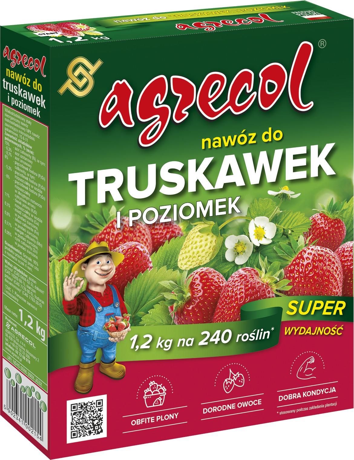 Agrecol -Dünger für Erdbeeren und Walderdbeeren 1,2 kg