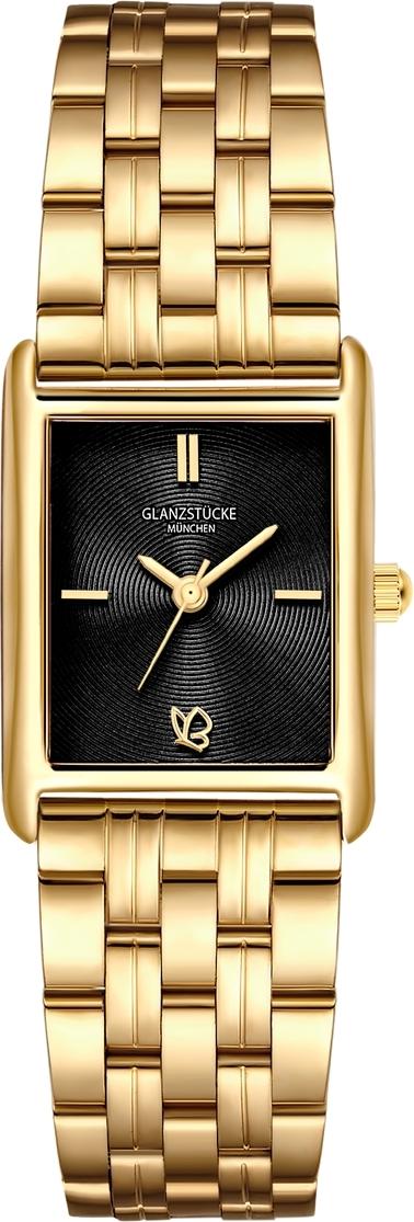 Glanzstücke München Armband-Uhr gelbgold gelbgold Edelstahlgelbgold 10130049 101300490