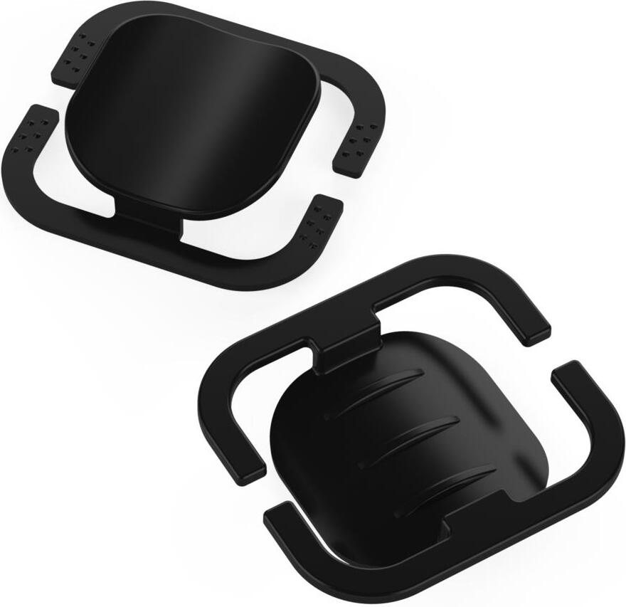 elasto Maskenhalterung "Helm" 2er Set Schwarz