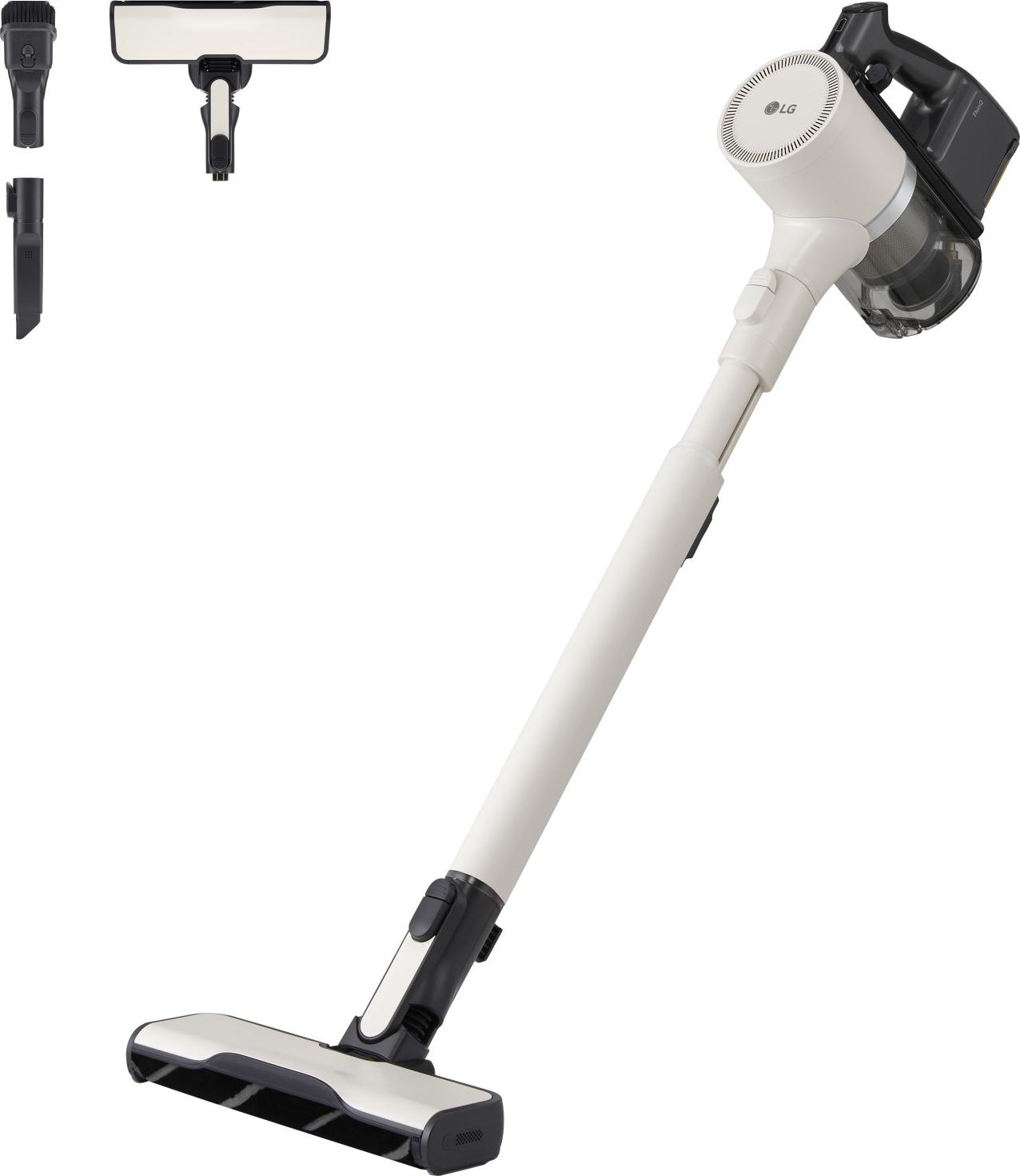 LG CordZero A9K-LITE1C, Tyčový vysávač, Bezvreckové, Béžová, Čierna, 1,05 L, 89 cm, 112 cm