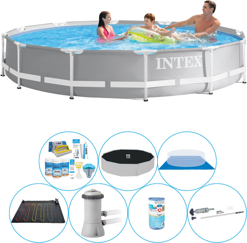 Intex Prism Frame 366x76 cm Rund - Bazénová súprava Super Set