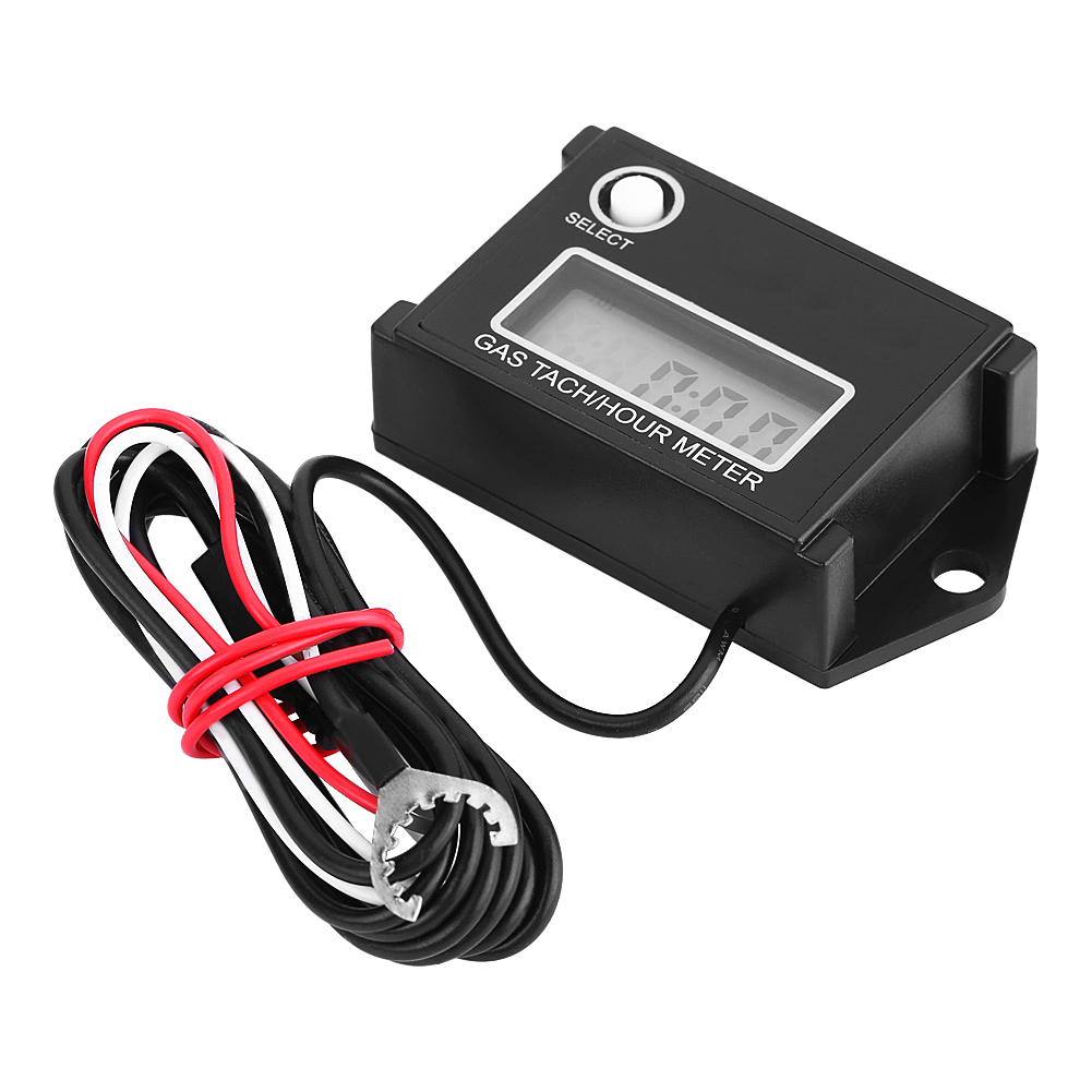 Cocosity Tachometer, Digital Tachometer, Tach Hour Meter, RPM Tester, LCD Tachometer