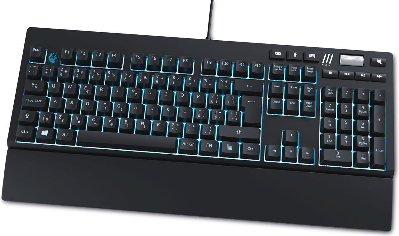 SILVERCREST® Gaming Tastatur semi-mechanisch Hintergrundbeleuchtung 403233