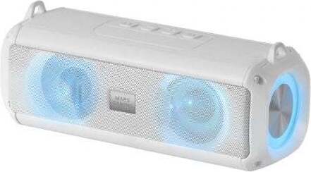 MARSGAMING Mars Gaming MSB-XT, prenosný reproduktor + zvukový panel 2v1, osvetlenie RGB Dynamic, zvukový systém 4 reproduktory 20 W, reproduktor Bluetooth 5.3 + AUX/MicroSD/USB/Rádio FM, biely