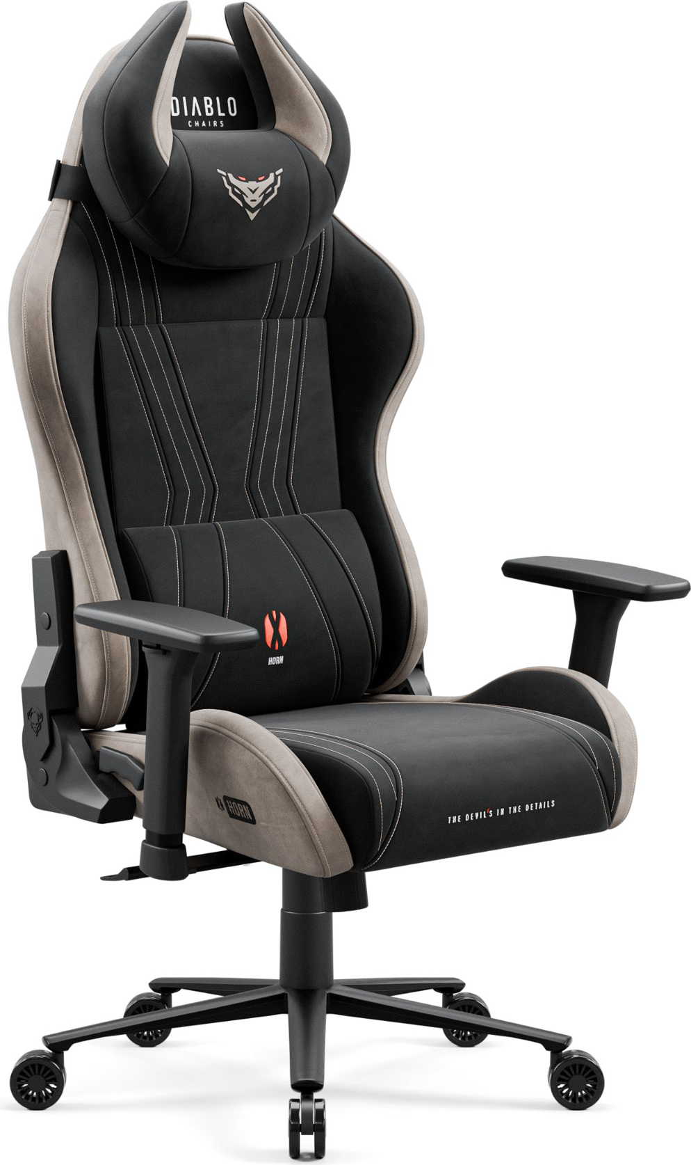 Diablo Chairs X-Horn 2.0 čierno-šedá