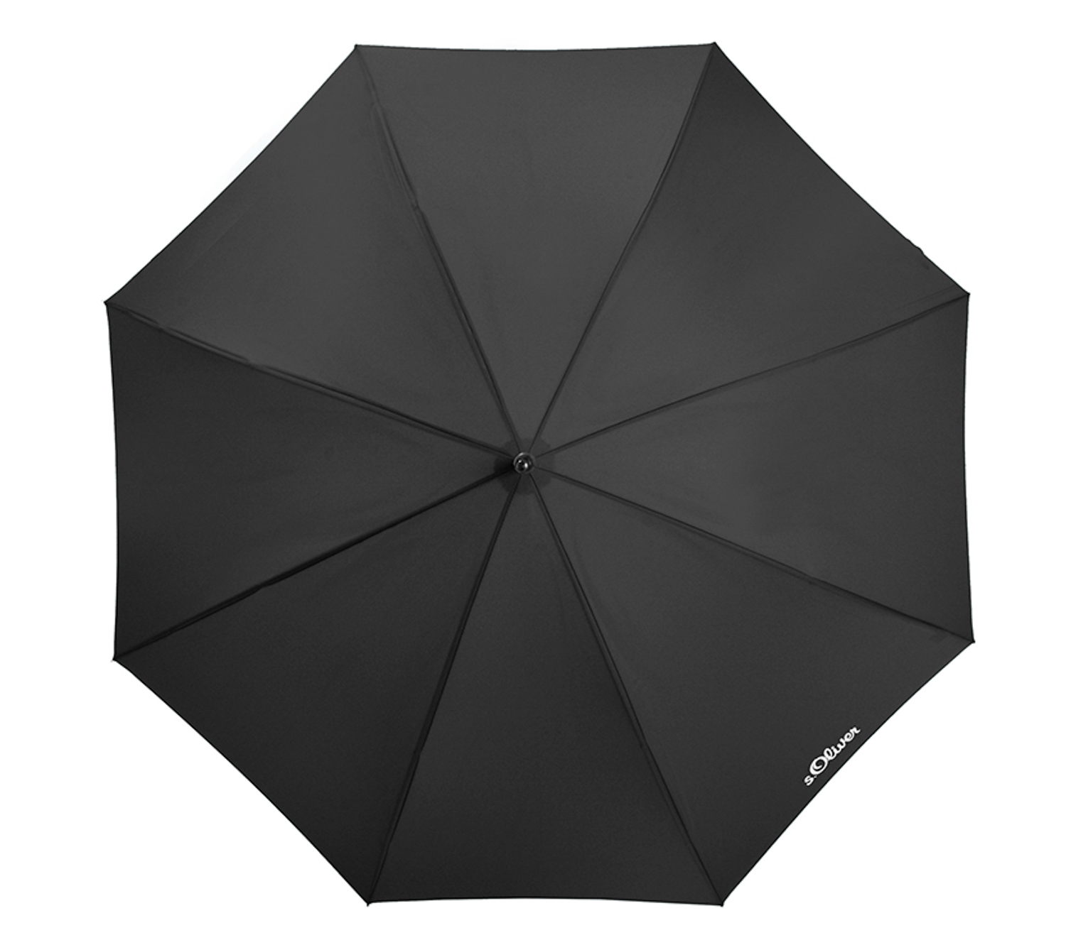 Regenschirm Mini S.Oliver Smart in schwarz Taschenschirm Schirm