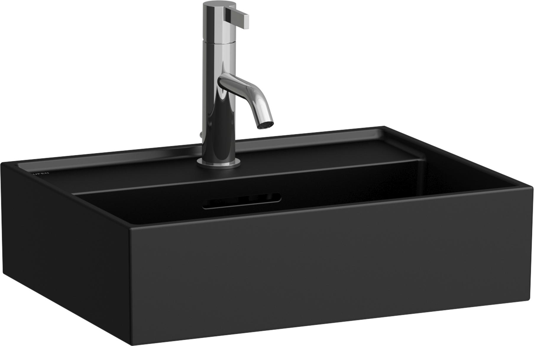 LAUFEN Kartell Aufsatzhandwaschbecken, 1 Hahnloch, mit Überlauf, 450x340mm, H8183307161041