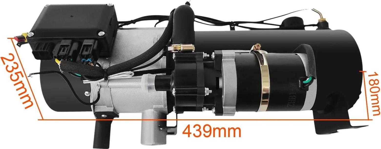 Ohrievač vody do auta, účinný prenos tepla, ochrana proti prehriatiu, 12V, 12V