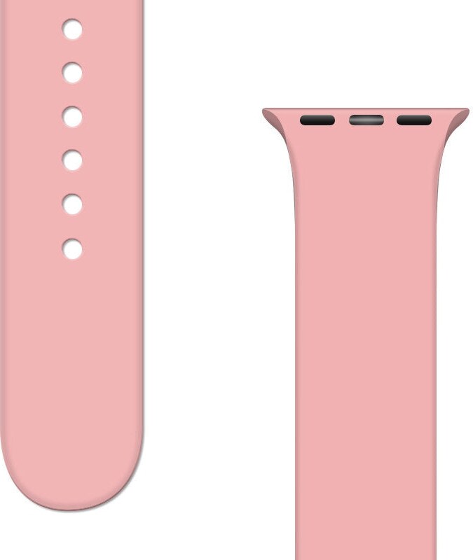 APS silikónový remienok pre Apple Watch Ultra, 8/7/6/5/4/3/2, SE (49/45/44, 42 mm), ružový