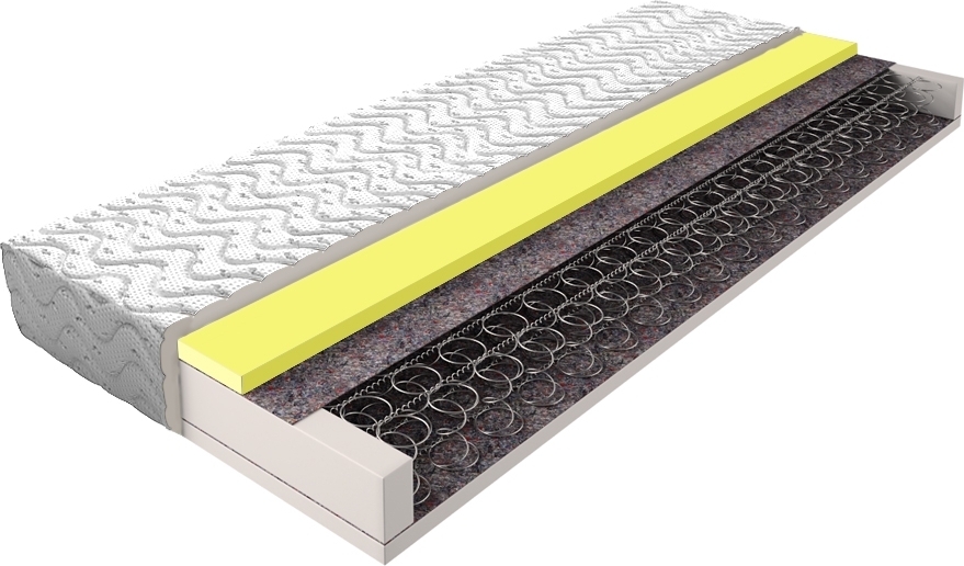 Steiner Shopping Matratze mit Bonellfederkern 028 - Größe: 140 x 200 cm, Höhe: 16 cm