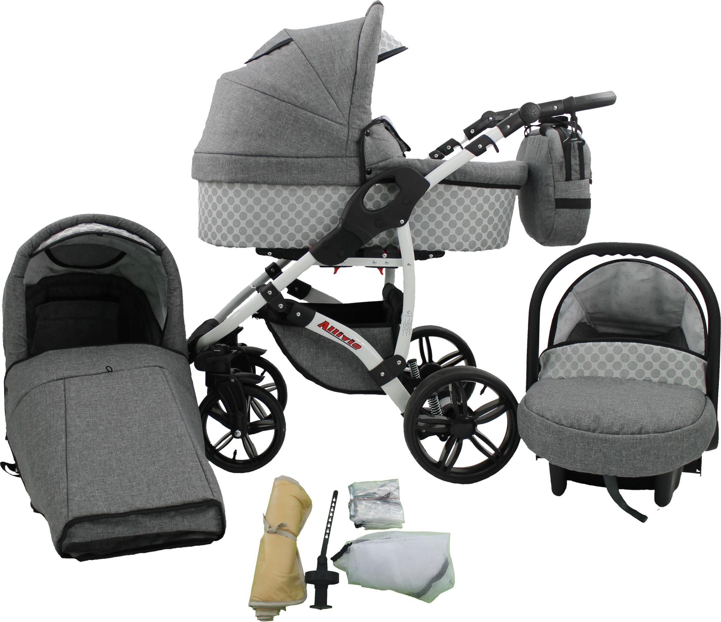 Kinderwagen Allivio 3In1 Leinen Karex Mit Autositz Und Gratisgeschenken