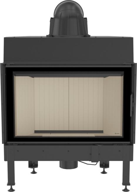 Oceľový krb KRATKI NADIA 12 kW Ø 200 samozatváracie dvierka