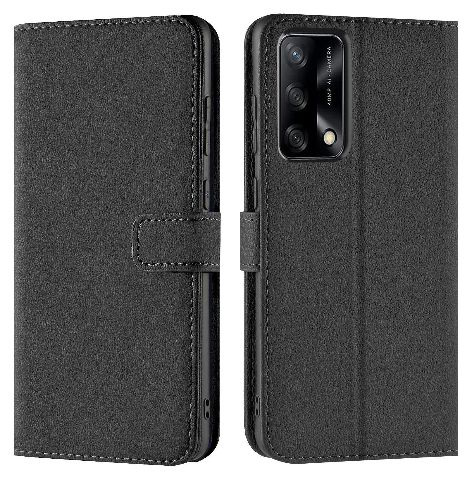 Custodia A Portafoglio Con Disegno Fiore Di Rosa Per OPPO A74 4G | PU Pelle E TPU, Copertura Completa Con Slot Per Carte E Supporto | Protezione Magnetica