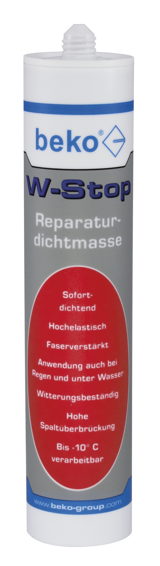 beko W-Stop Reparaturdichtmasse 310 ml grau 237 1 310