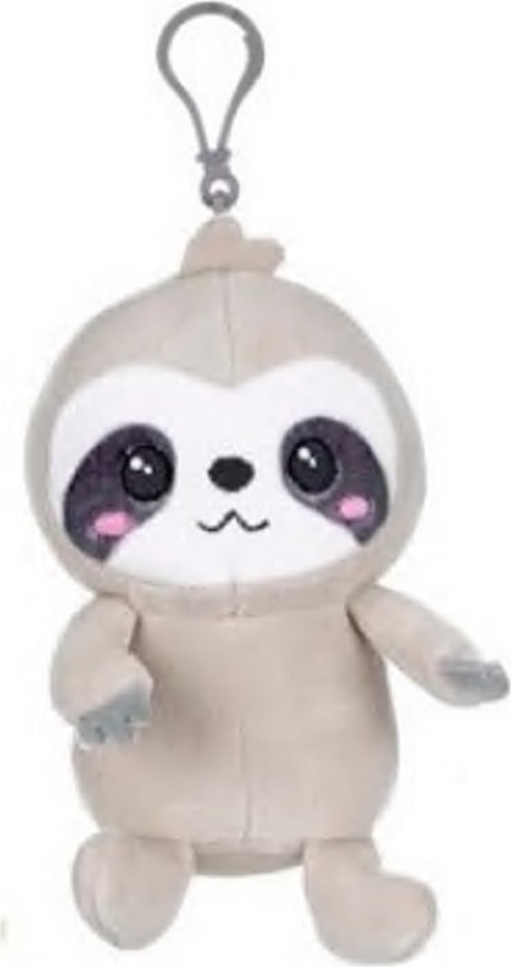 KAWAII Kuties Plüsch Kuscheltier Plüsch Plüschfigur Teddybär Stofftier für Kinder Bagclip 12 cm Faultier Anime Kawaii Plush Stofftier Cute Plushie Halloween Geschenke