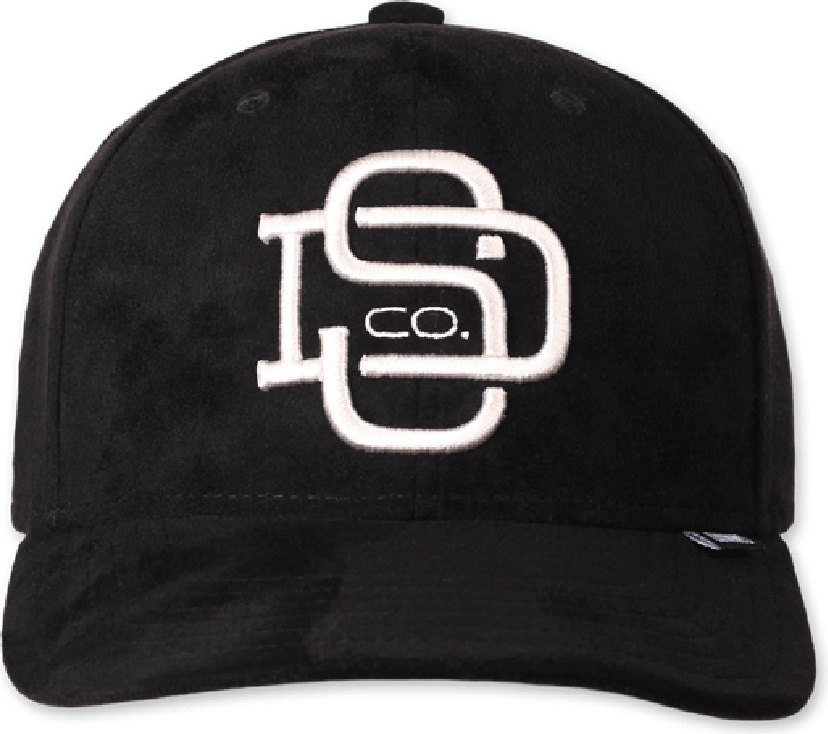 DJINNS Cap 6 Panel TruefFit 2.0 Hairy Suede black