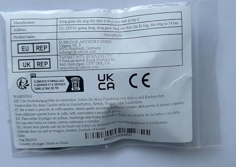 Alphatec Ersatzspiele Mikrofon Kingston Hyperx Cloud, Cloud X II 2. Version Headset auf PS4 PS5 Xbox One PC, abnehmbar 3,5 mm Boom