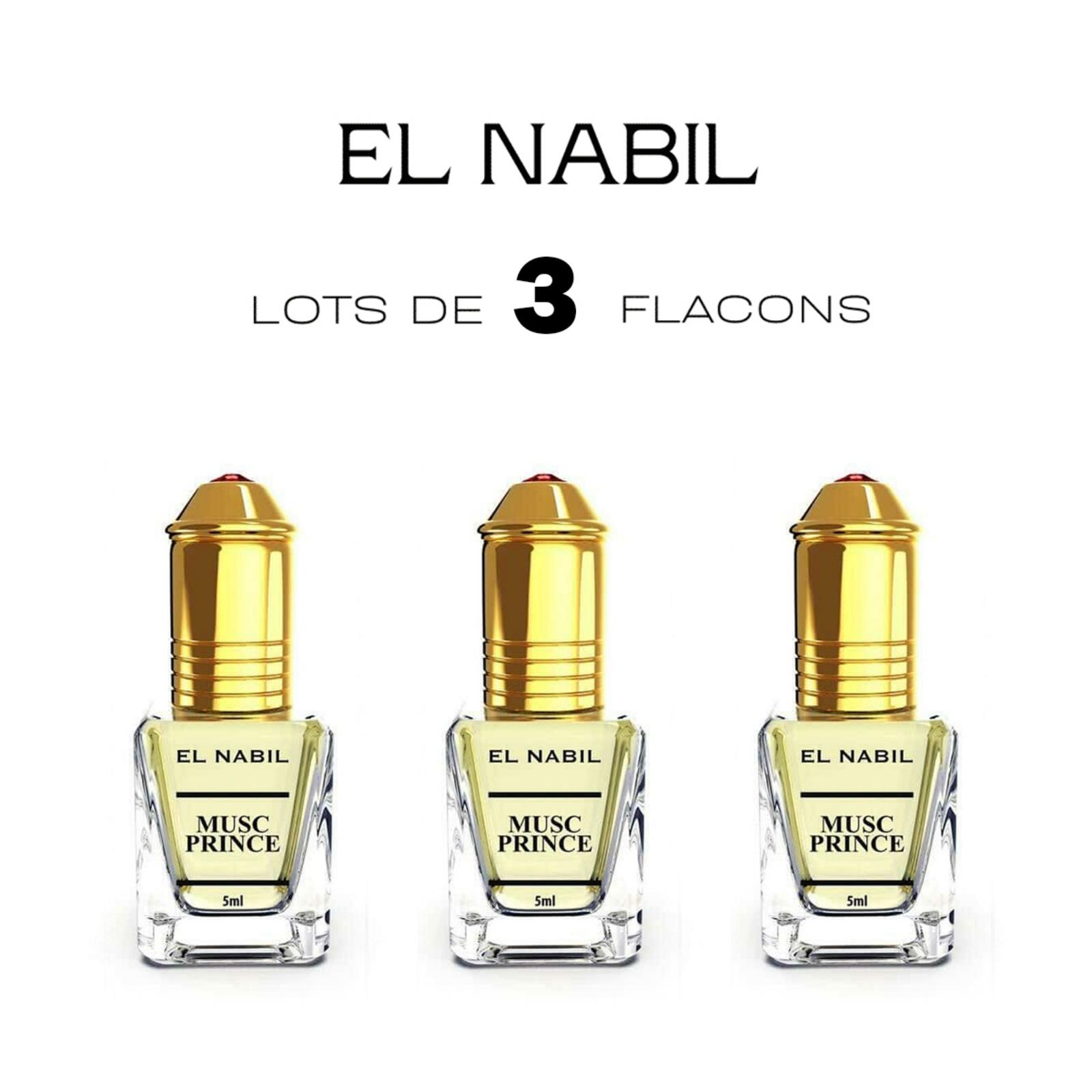 El Nabil Musc Brown 3x5 ml parfumový extrakt bez alkoholu