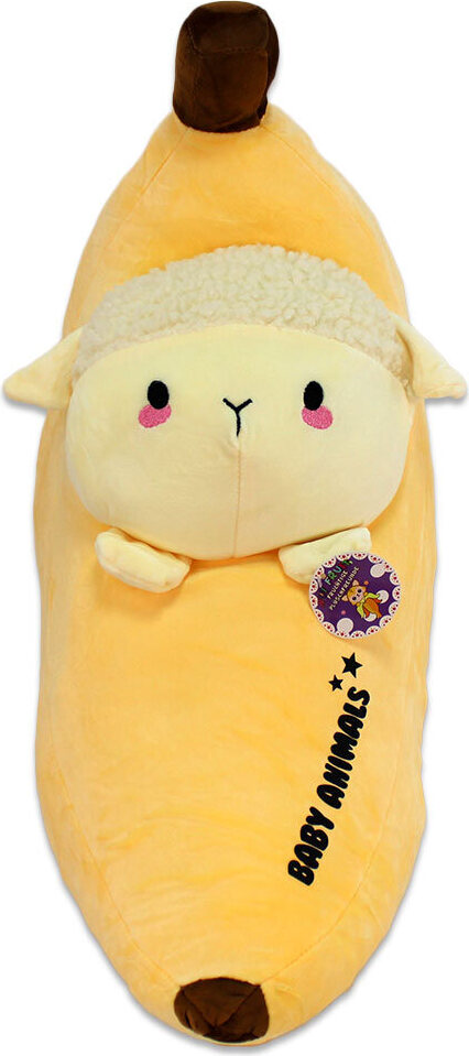 BEMIRO Kawaii Schaf in Banane als Kuscheltier - ca. 60 cm