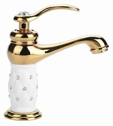 OEM Inbouw-Wasserhahn Gold - Einfach-Hand-Wasserhahn - Badkammer-Wasserhahn - Wasserbesparender Eingreif-Wasserhahn - Dauerhaft Messing 2026