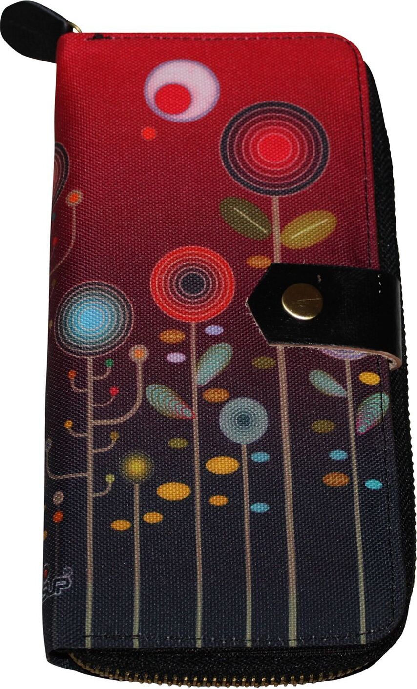 Freak Scene 70s Up große Geldbörse Zip around - Muster 01 - Geldbeutel K-061-04-03