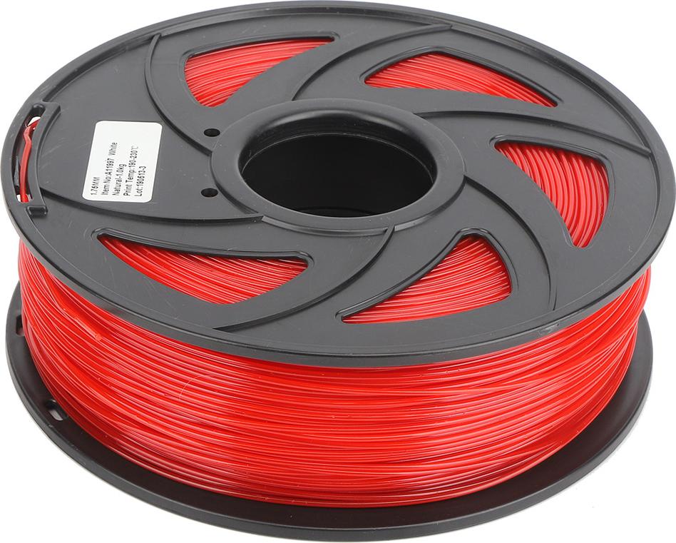 TWO TREES 3D-Druckerfilament, langes PLA, rotes Druckmaterial, 1,75 mm, 1 kg