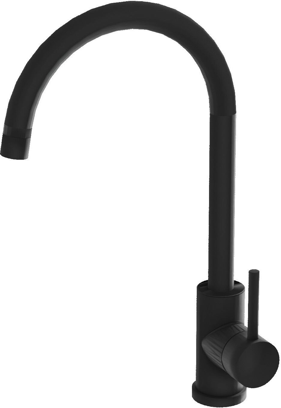 Domino Lavita Orion Matt Schwarz Küchenarmatur | Wasserhahn Küche Schwarz Küchenarmatur | Armatur Küche Mischbatterie Küchen Küchenarmaturen 161508