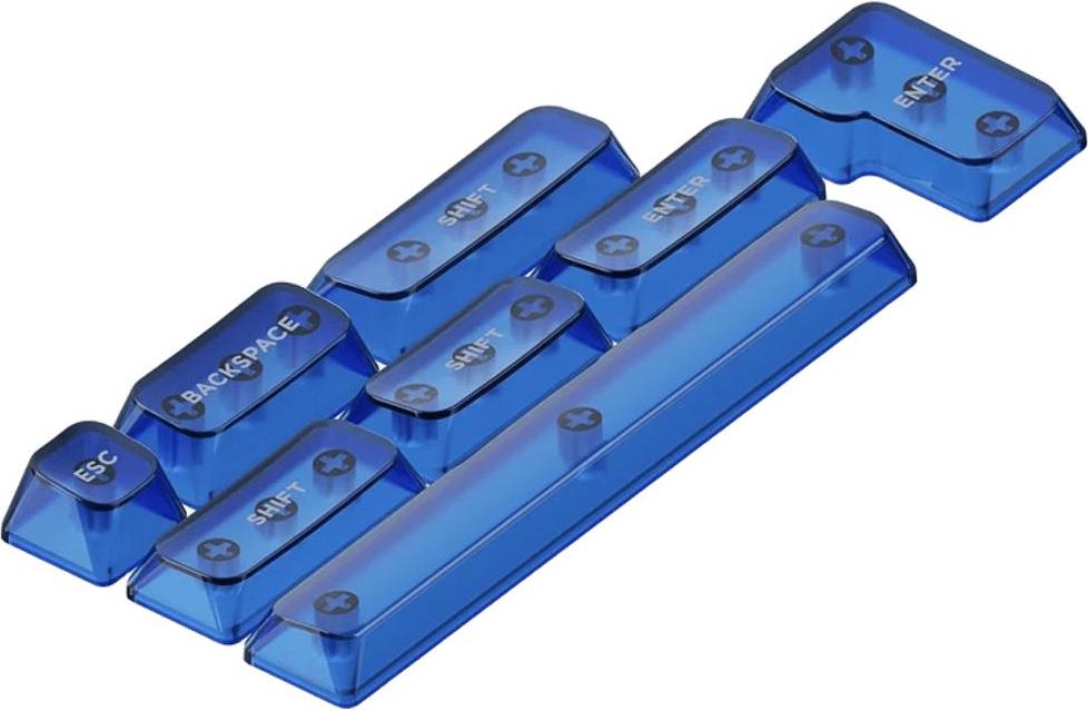 NuPhy Tastenkappen Set für Mechanische Tastatur Crystal mSA PC Keycaps Mystic Indigo