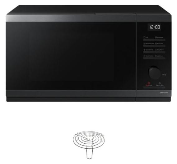 Mikrovlnná rúra s grilom SAMSUNG MG23DG4524AGE2 Grafitová oceľ 23 l 800/1150 W Tanier LED displej Rýchle rozmrazovanie Zdravé varenie