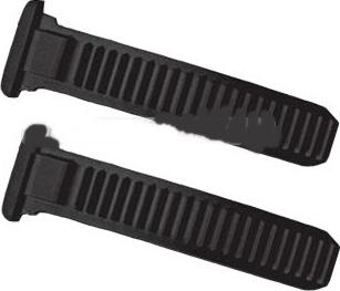 DMT Straps for Buckles Straps 86 mm Schwarz C09FAS86N,