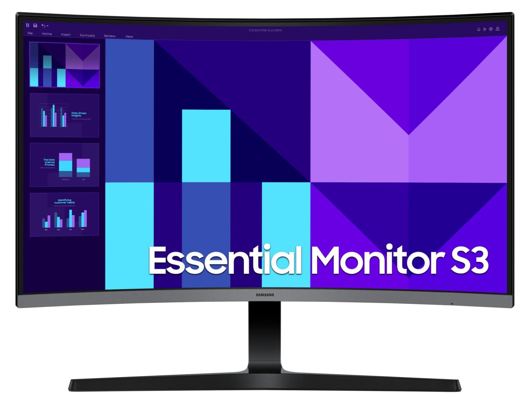Samsung S27D390GAU, 68,6 cm (27"), 1920 x 1080 px, Full HD, LED, 4 ms, Čierna
