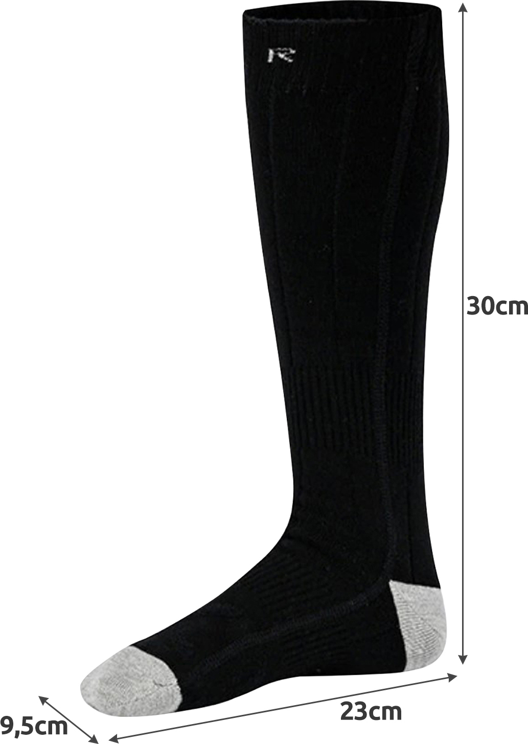 TRIZAND Heizsocken 5V/ 4000mAh Beheizbare Socken Wiederaufladbar Skifahren 19549 AM16253