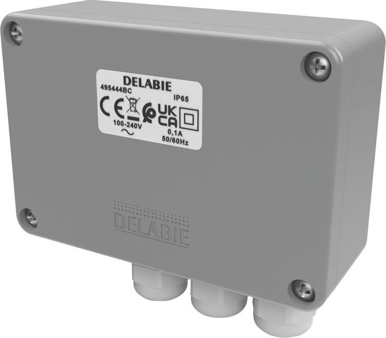 Delabie Elektronik-Box Standard 230/12V m. Hygienespülprogramm 495444BC
