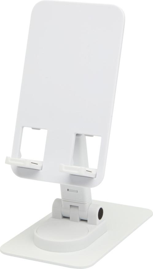 Floso - Stojan na mobilný telefón "Alhena", recyklovaný plast, skladací PF4825 (jedna veľkosť) (biely)