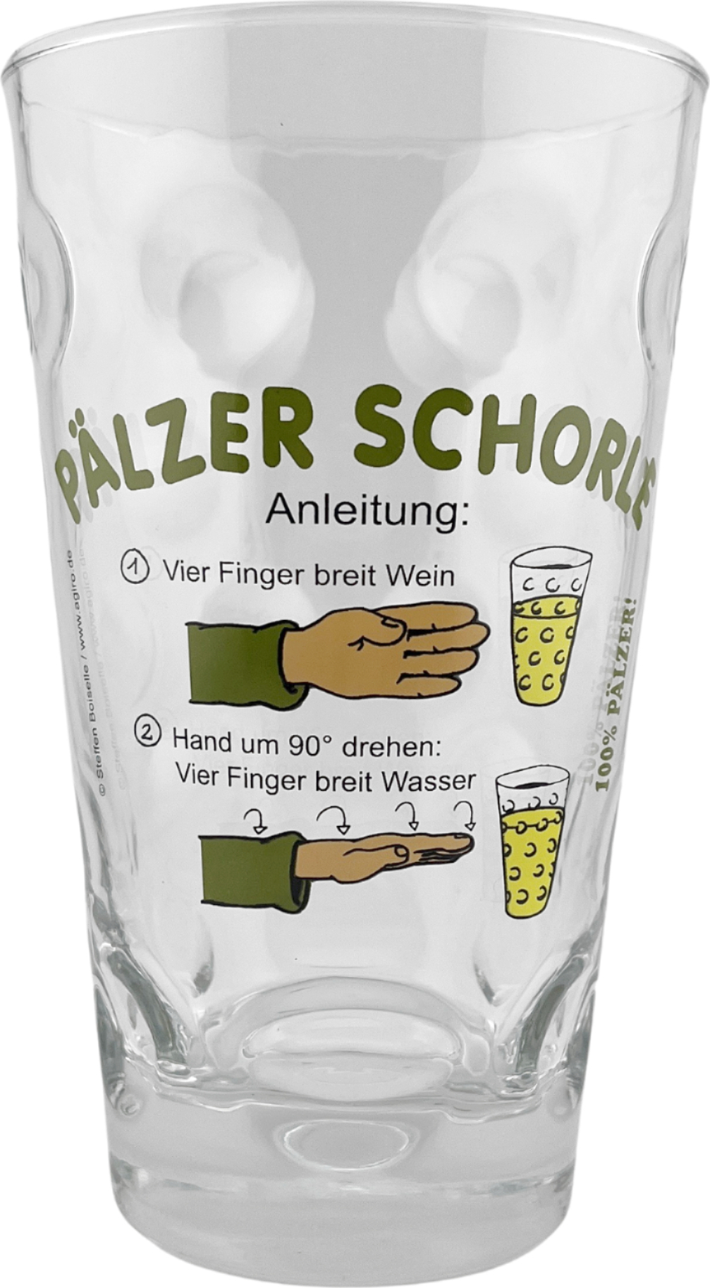 Agiro Pfälzer Schorle Anleitung Dubbeglas 0,5 L - mit Aufdruck Pälzer Schorle 151539696