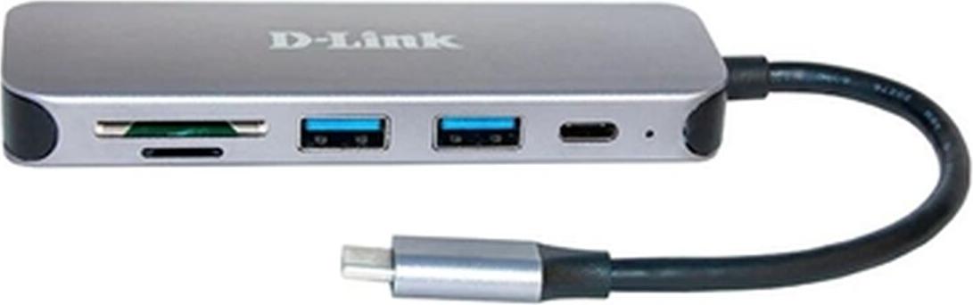 Rozbočovač USB D-Link DUB-2325 Gris