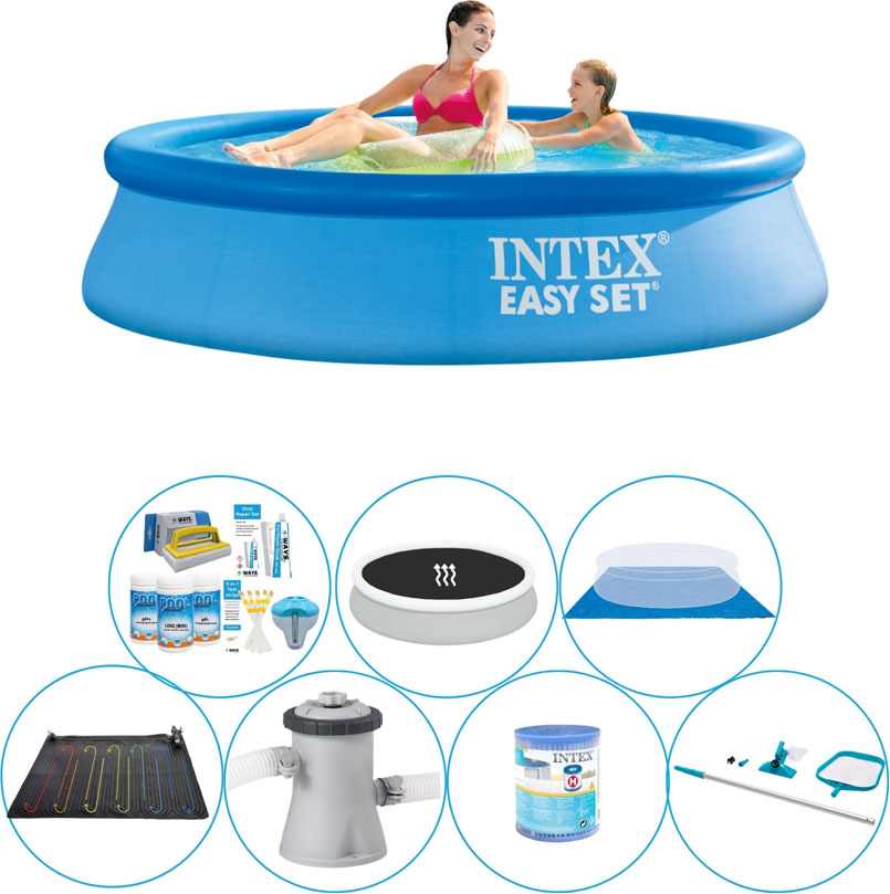 Intex Easy Set Round 244x61 cm - komfortný balík pre bazén