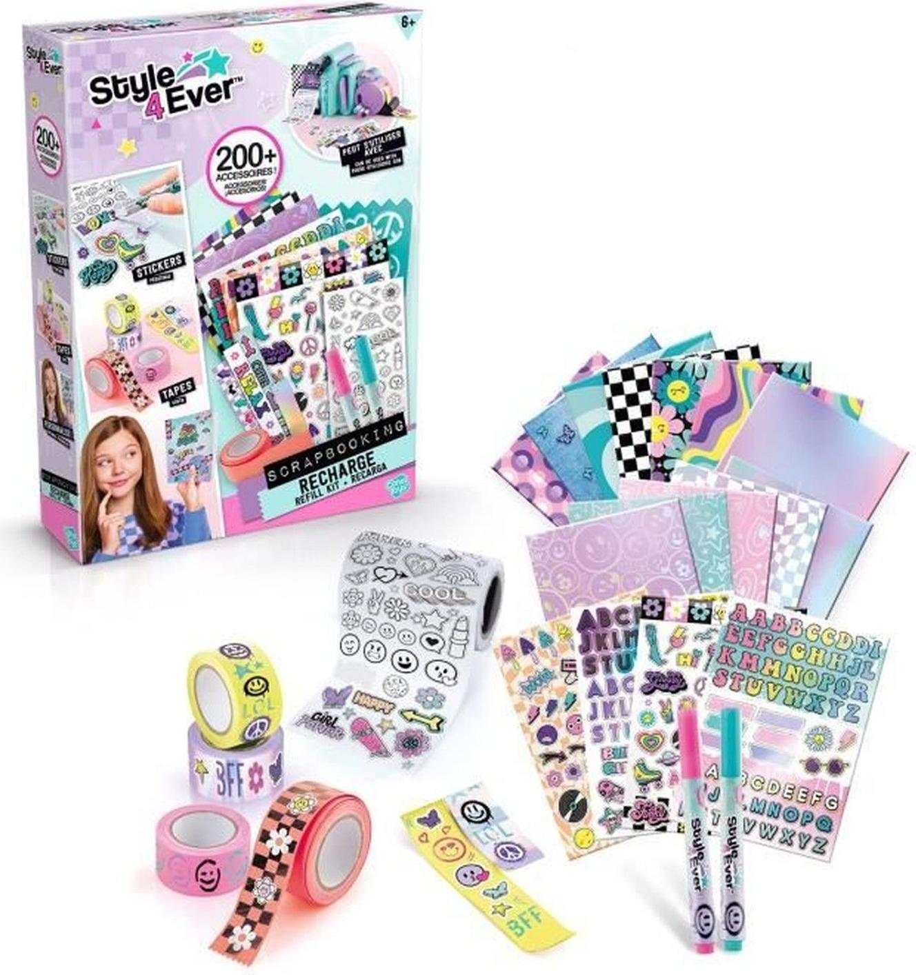 Canal Toys - Style 4 Ever - Super 3 in 1 Scrapbooking Workshop, Scrapbooking - OFG283 CANAL TOYS Style For Ever