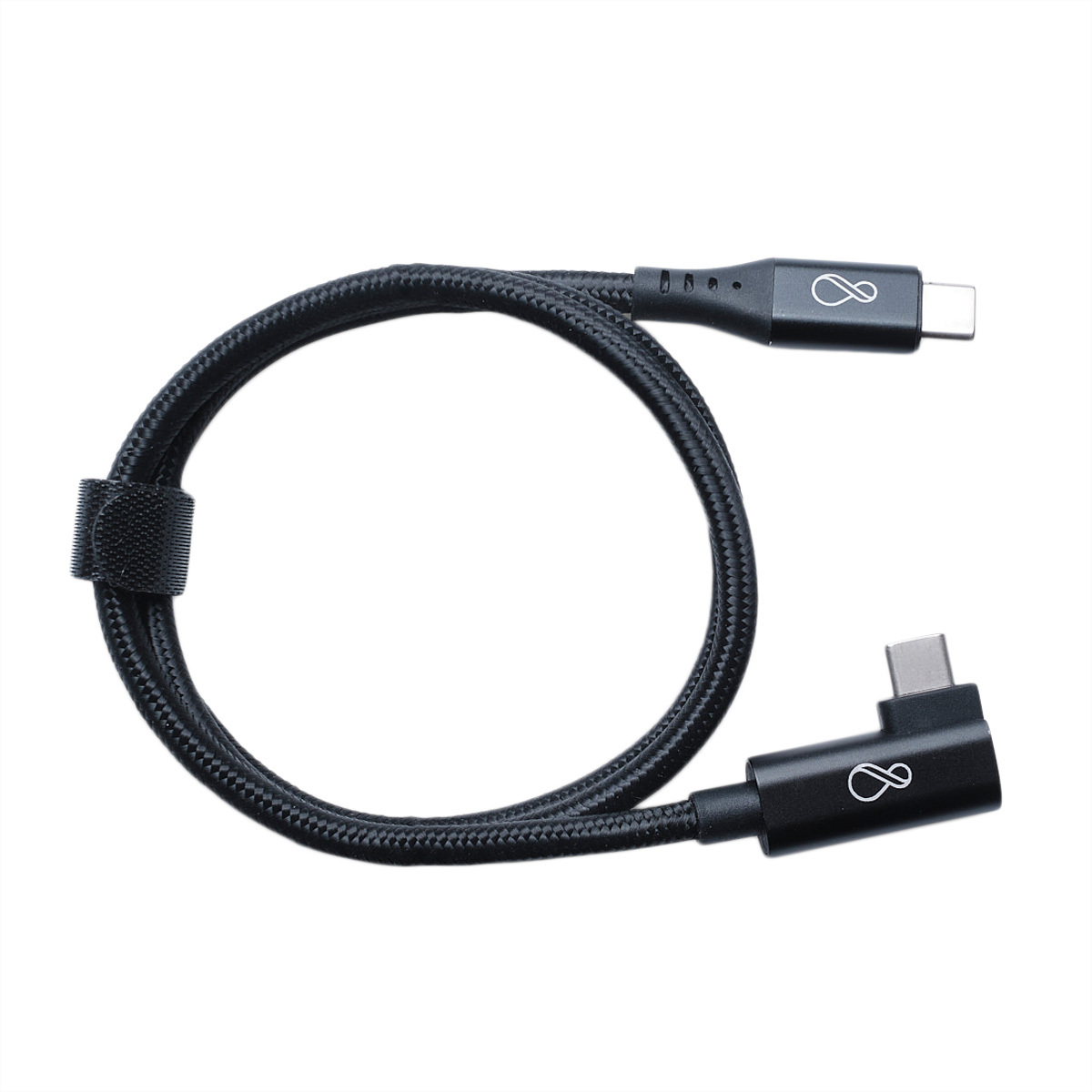 BACHMANN Ochno USB-C Kabel gewinkelt 0,7m schwarz 920.0011