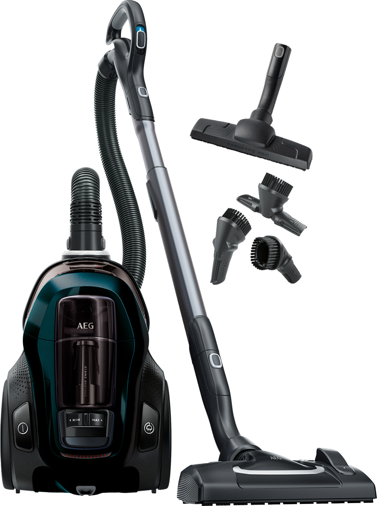 Bezvreckový vysávač AEG LX9 LX9-3-STM Space Teal metalic