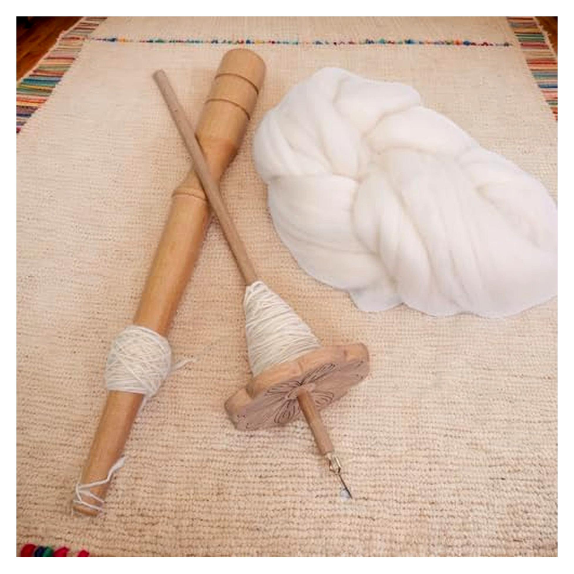 Markenlos Fallspindeln für Wolle | Spinnwirtel für Anfänger | Nähzubehör und Strickbedarf für Häkeln, Weben und Handarbeiten