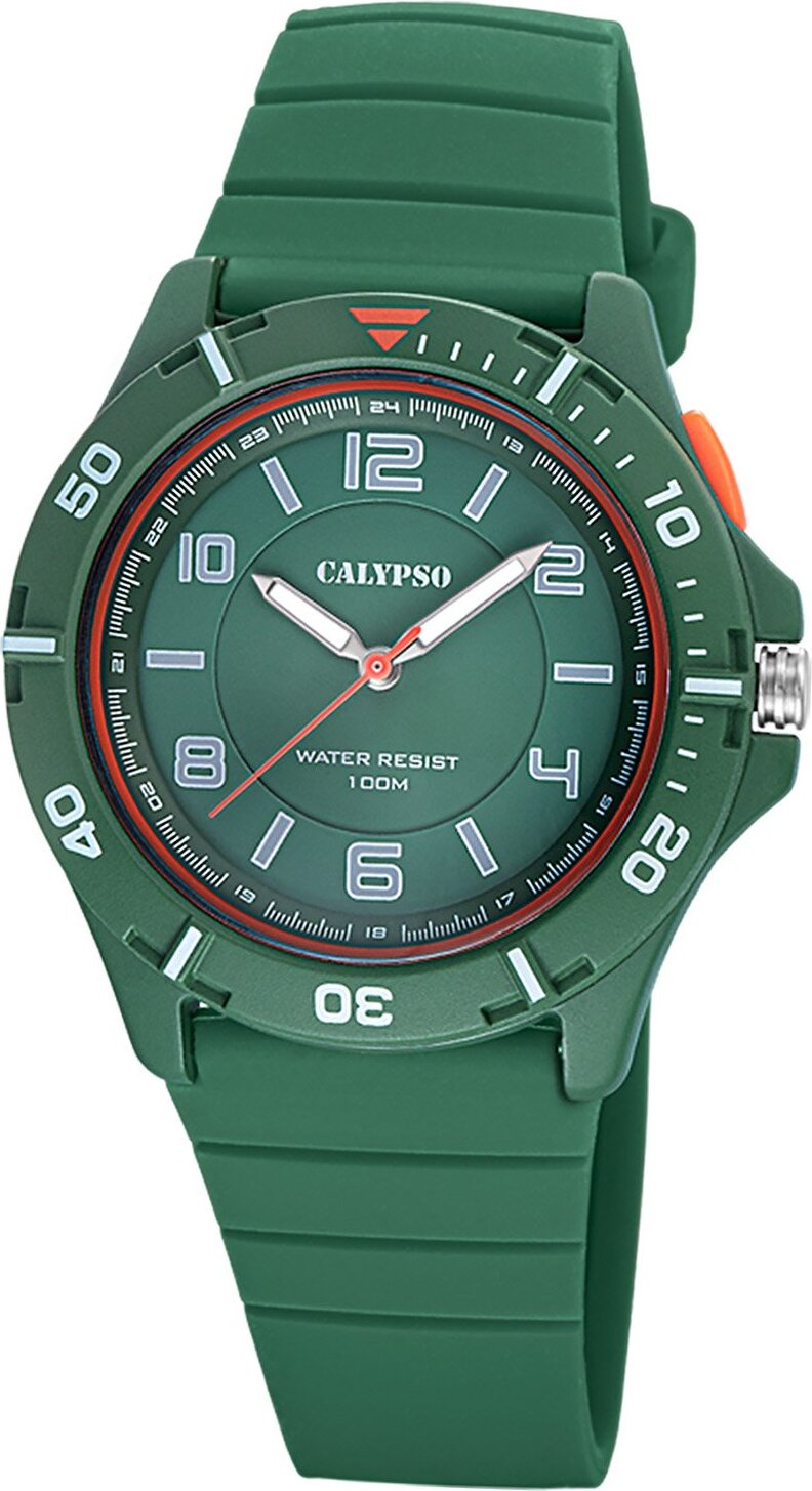 Náramkové hodinky Calypso K5857/4 Quartz Green/Orange