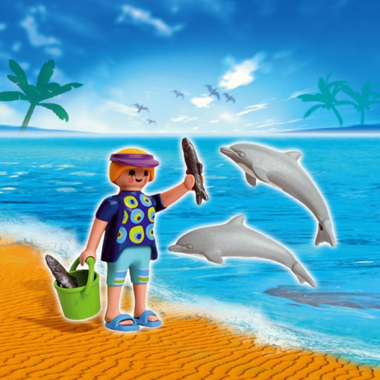 Playmobil 5876 Duo Pack Pflegerin mit Delfinjungen