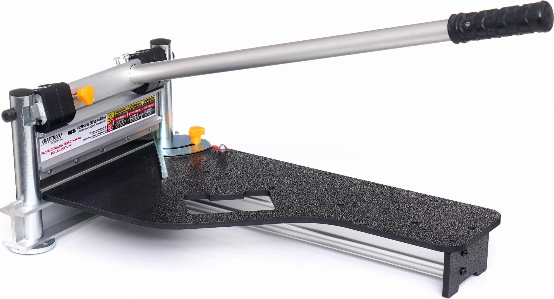 KRAFT&DELE Laminatschneider KD635, 16mm Schnitttiefe, 230mm Schnittbreite, Gehrungsschnitt 45°, manuell