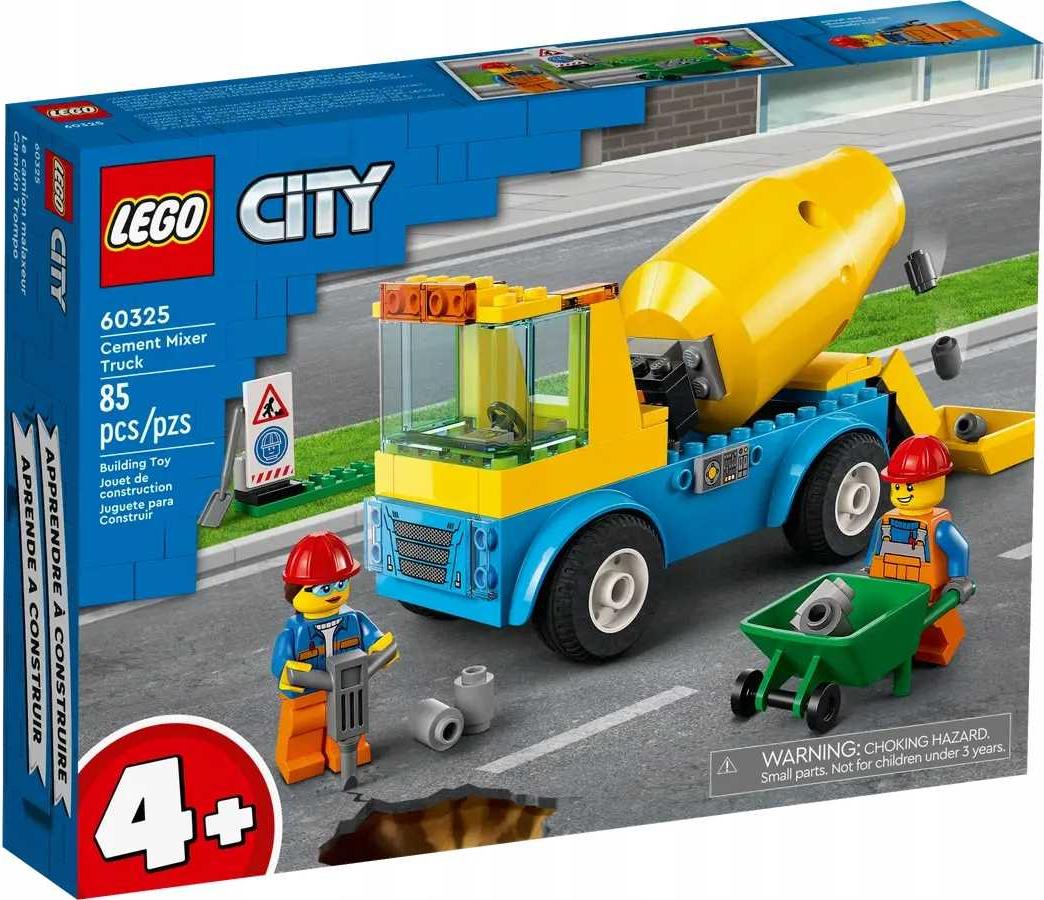 60325 - LEGO City - Nákladné auto s miešačkou betónu