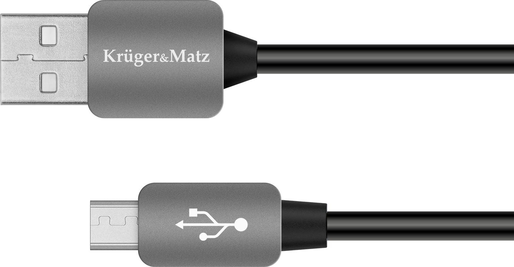 Krüger&Matz Kruger&Matz USB zu Micro-USB Kabel 1m KM0324