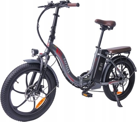 Fafrees F20 Pro Bike 20 palcový skladací elektrický bicykel Skladací bicykel 20 * 3.0 Fat Tire Foldable Mountain Bike Grey